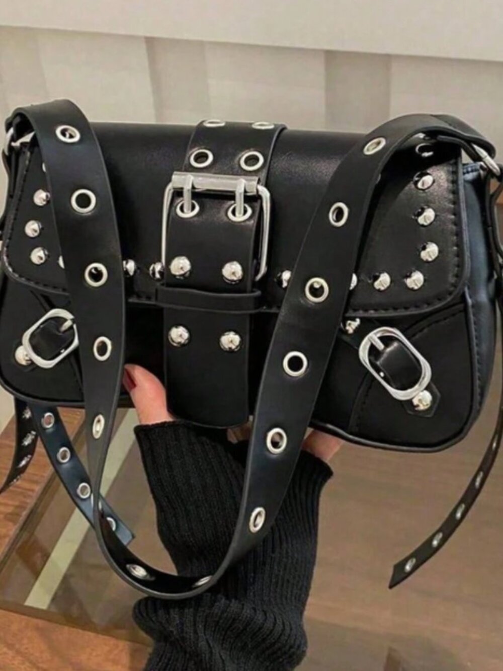 Brand New Punk Rivet Shoulder Bag